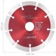 Deimantiniai pjovimo diskai, 2vnt., plienas, 125mm
