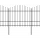 Sodo tvora su iečių viršug., juoda, (1,5-1,75)x3,4m, plienas