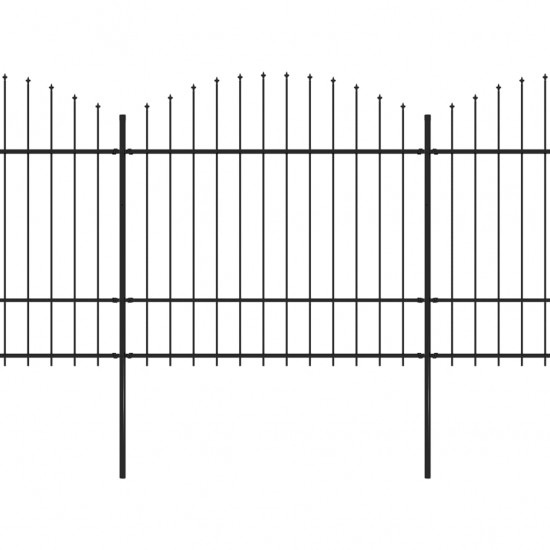 Sodo tvora su iečių viršug., juoda, (1,5-1,75)x5,1m, plienas