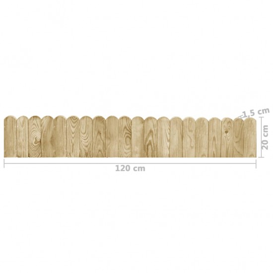 Pertvaros ritiniai, 3vnt., 120cm, impregnuota pušies mediena