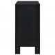 Baro stalas su lentyna, juodas, 110x50x103cm