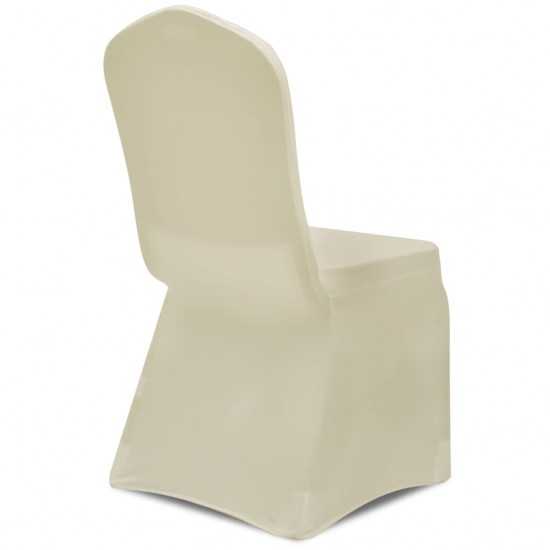 Kėdžių užvalkalai, 18vnt., kreminiai, įtempiami (3x241199)