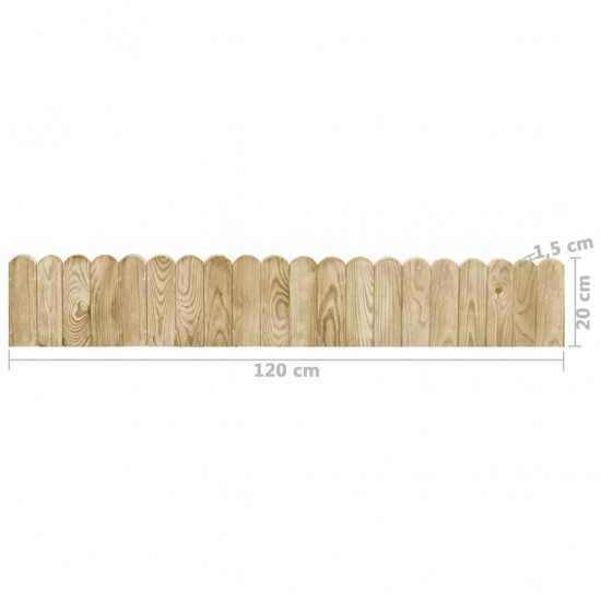 Pertvaros ritiniai, 2vnt., 120cm, impregnuota pušies mediena