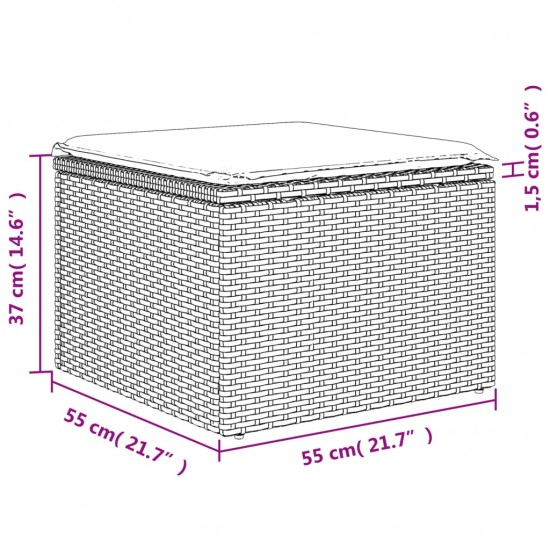 Galvūgalis su LED, tamsiai pilkas, 100x5x118/128cm, audinys