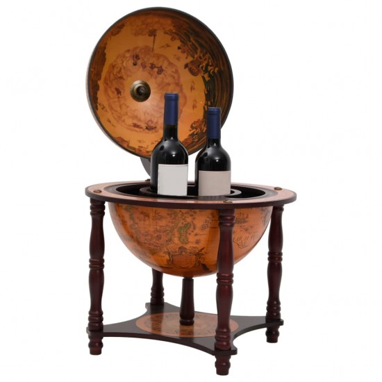 Gaublio formos vyno butelių laikiklis, rudas, eukalipto masyvas