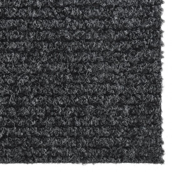 Purvą sugeriantis kilimas-takelis, antracito spalvos, 100x250cm