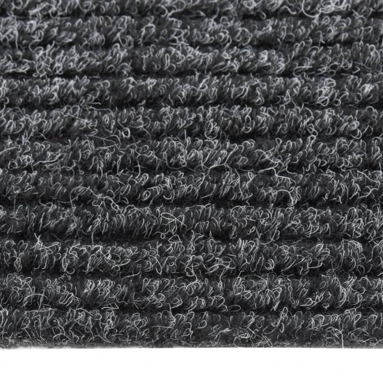 Purvą sugeriantis kilimas-takelis, antracito spalvos, 100x250cm