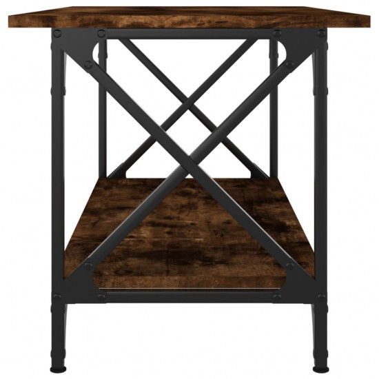 Kavos staliukas, dūminio ąžuolo, 80x45x45cm, mediena/geležis