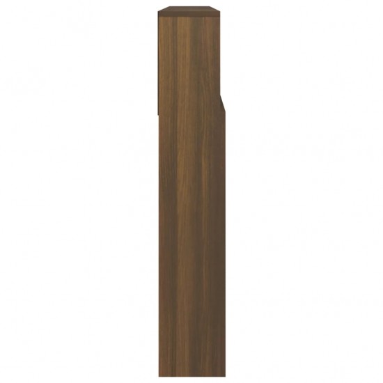 Galvūgalis-spintelė, rudos ąžuolo spalvos, 220x19x103,5cm
