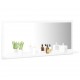 Vonios kambario veidrodis, baltas, 90x10,5x37cm, MDP, blizgus