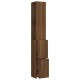 Vonios spintelė, ruda ąžuolo, 25x25x170cm, apdirbta mediena