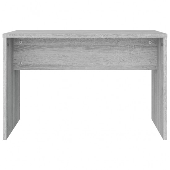 Kosmetinio staliuko kėdutė, pilka ąžuolo, 70x35x45cm, mediena