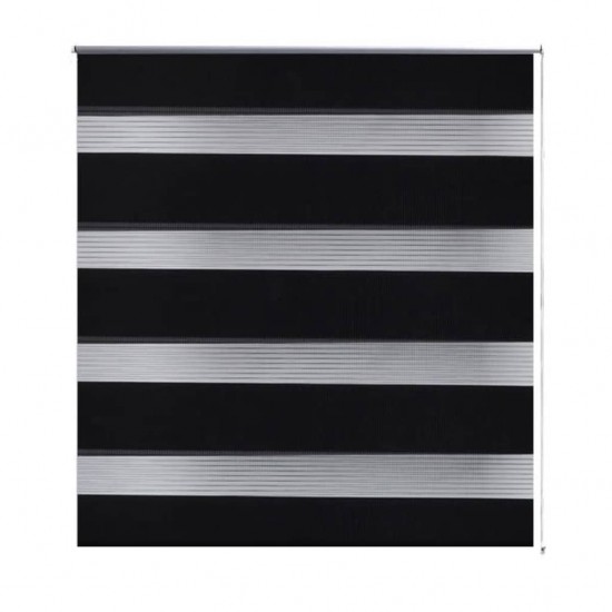 Zebra Žaliuzė, Roletas 70 x 120 cm, Juodas