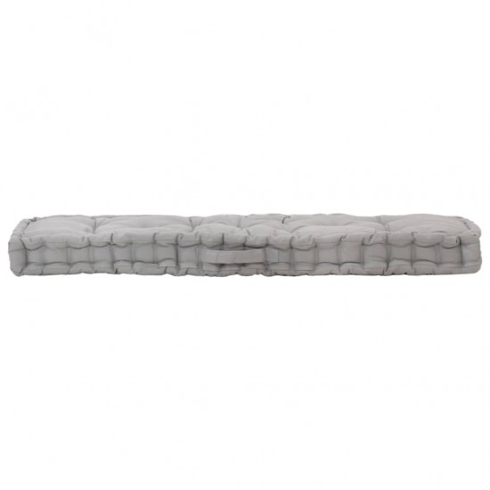 Grindų/paletės pagalvėlės, 2vnt., pilkos spalvos, medvilnė