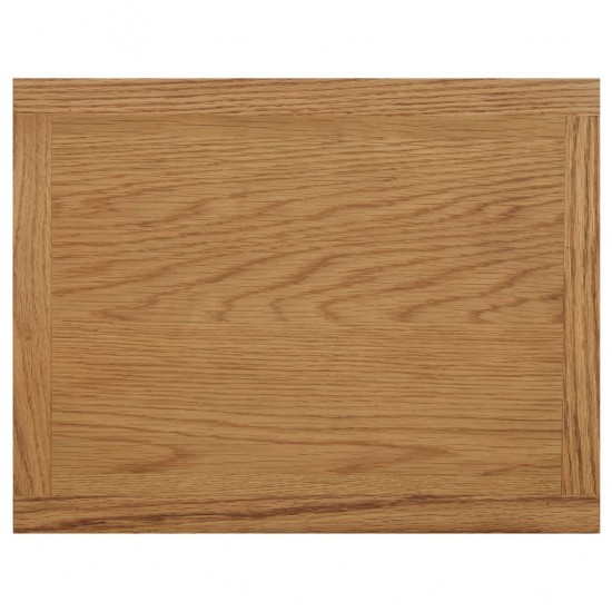 Žurnalinis staliukas, 45x35x55cm, ąžuolo medienos masyvas