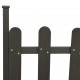 Surenkama tvora su stulpeliais, 3vnt., 614x80cm, WPC
