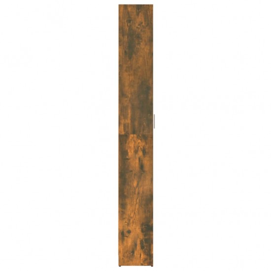 Drabužių spinta, dūminio ąžuolo, 55x25x189cm, mediena