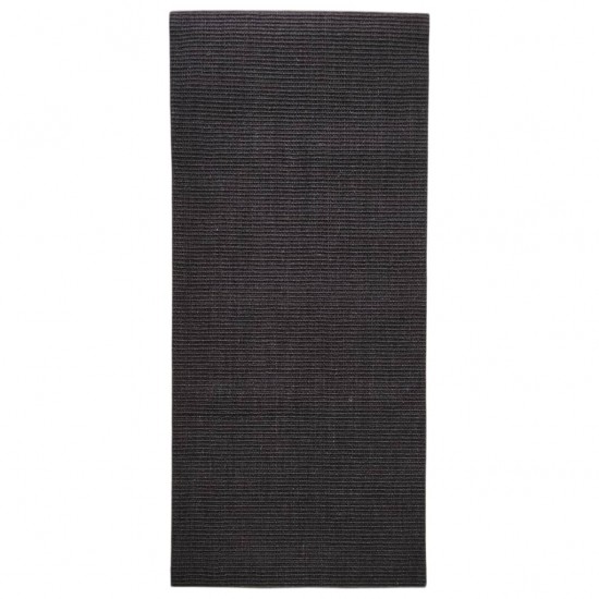 Kilimas, juodos spalvos, 66x150cm, natūralus sizalis