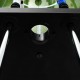Stalo futbolo stalas, juodas, plienas, 60kg, 140x74,5x87,5cm