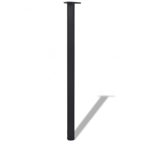 Reguliuojamo aukščio stalo kojos, 4vnt., juodos spalvos, 1100mm