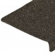 Laiptų kilimėliai, 15vnt., pilkos spalvos, 65x25cm