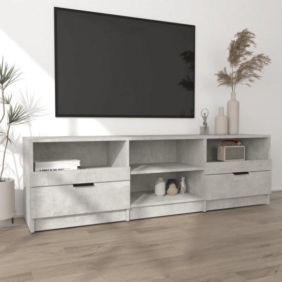 Televizoriaus spintelė, pilka, 150x33,5x45cm, apdirbta mediena