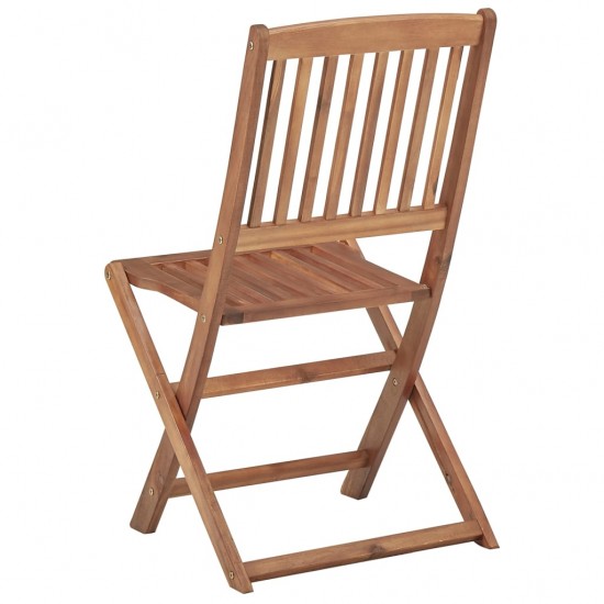 Sulankstomos lauko kėdės, 8vnt., akacijos medienos masyvas