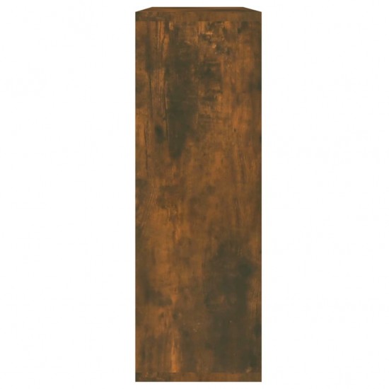 Sieninė lentyna, dūminio ąžuolo, 104x20x58,5cm, mediena