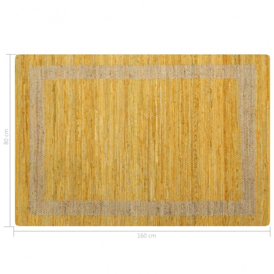 Kilimas, geltonos sp., 120x180cm, džiutas, rankų darbo