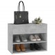 Batų suoliukas, betono pilkos spalvos, 60x30x45cm, MDP