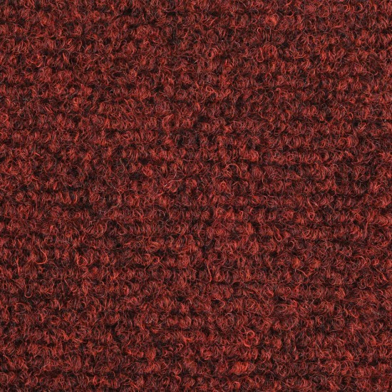 Lipnūs laiptų kilimėliai, 10vnt., raudonos spalvos, 65x21x4cm