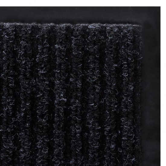 Durų kilimėlis, juodos spalvos, 120x220cm, PVC
