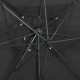 Gembinis skėtis su dvigubu viršumi, antracito, 250x250cm
