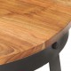 Kavos staliukas, skersmuo 68x43cm, akacijos medienos masyvas