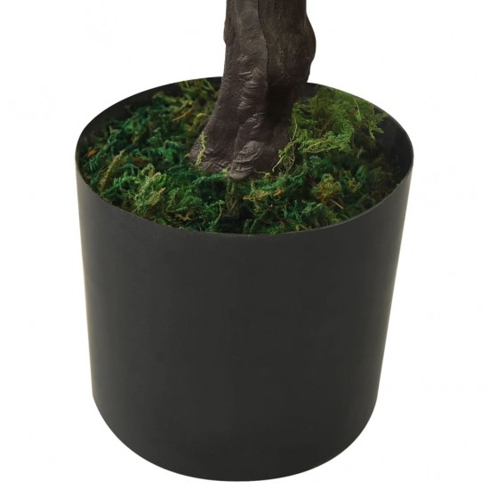 Dirbtinis kiparisinis bonsai medelis su vazonu, 60cm, žalias