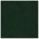 Sienų plokštės, 12vnt., žalios, 30x30cm, aksomas, 1,08m²