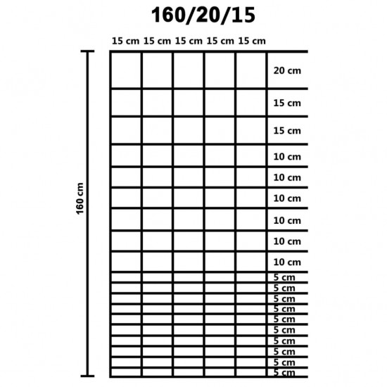 Sodo tvora, sidabrinė, 50x1,6m, galvanizuotas plienas