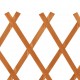 Sodo treliažas-tvora, oranžinis, 120x90cm, eglės masyvas