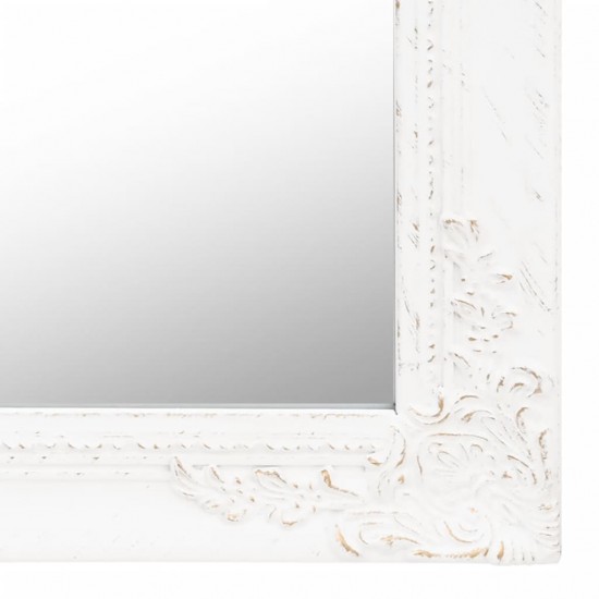 Laisvai pastatomas veidrodis, baltos spalvos, 50x200cm