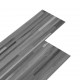 Grindų plokštės, pilkos spalvos, PVC, 2,51m², 2mm, dryžuotos