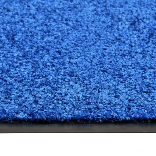 Durų kilimėlis, mėlynos spalvos, 120x180cm, plaunamas