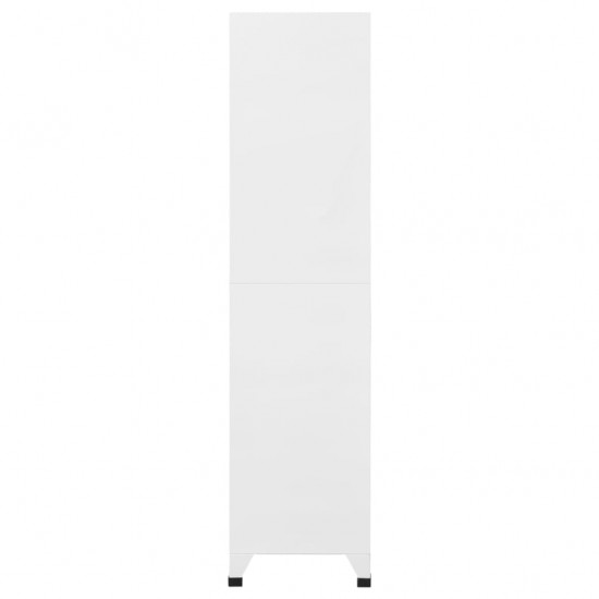 Persirengimo spintelė, 9 skyrių, plieninė, 90x45x180 cm, pilka