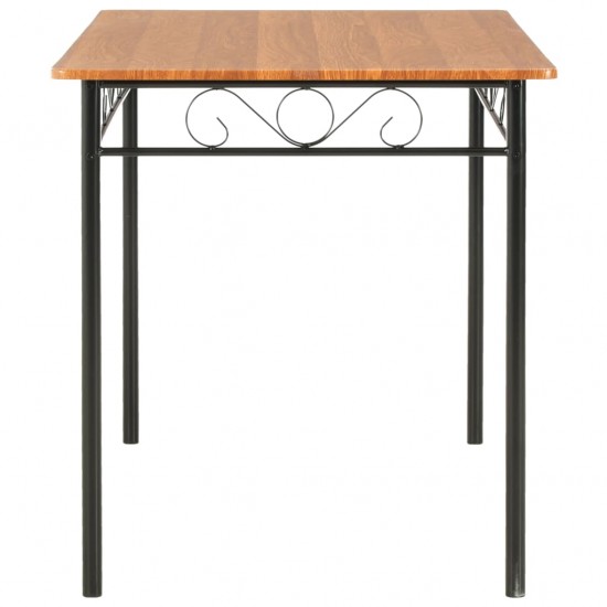 Valgomojo stalas, rudos spalvos, 120x70x75cm, MDF