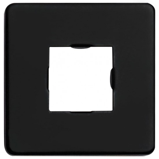 Dušo atrama, juoda, 40cm, nerūdijantis plienas 201, kvadratinė