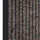 Durų kilimėlis, smėlio spalvos, 80x120cm, dryžuotas