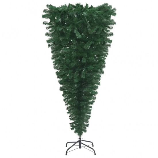 Apversta dirbtinė Kalėdų eglutė su stovu, žalia, 120cm