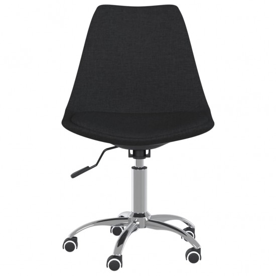 Pasukama biuro kėdė, juodos spalvos, audinys