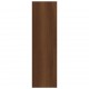 Sieninė lentyna, ruda ąžuolo, 75x16x55cm, apdirbta mediena