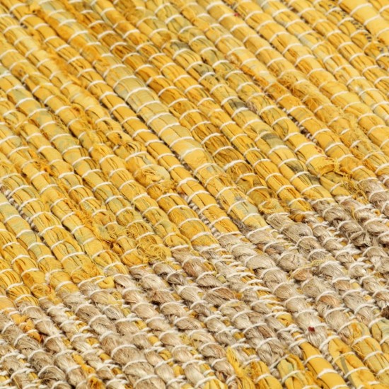 Kilimas, geltonos spalvos, 160x230cm, džiutas