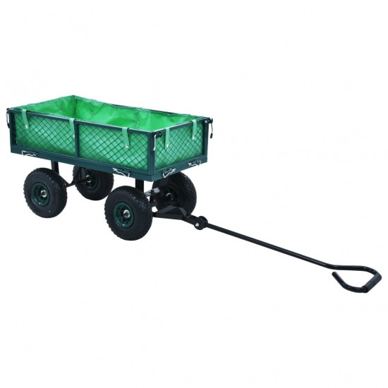 Rankinis sodo vežimėlis, žalios spalvos, 250kg